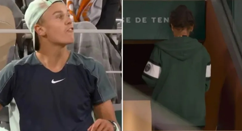 فيديو.. لاعب تنس دنماركي يطرد أمه من المدرجات