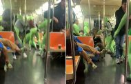 هجوم غريب في مترو نيويورك بواسطة عصابة 