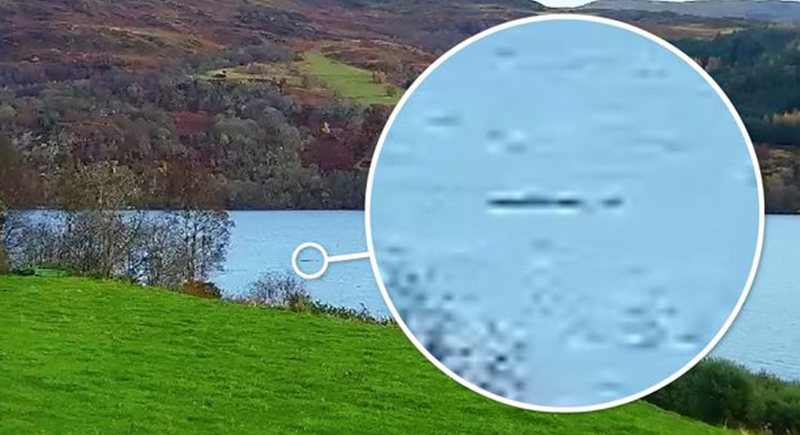 صياد إيرلندي يلتقط صورة لكائن غريب داخل بحيرة.. وحش أسود وطوله 10 أقدام