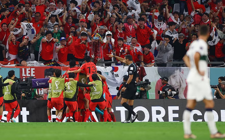 كوريا الجنوبية تطيح بالبرتغال وترافقها لثمن نهائي كأس العالم