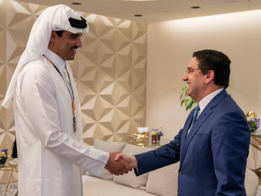رسالة شفوية من الملك محمد السادس لأمير قطر