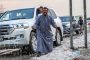 الكويت تكتسي بالبياض في ظاهرة جوية نادرة