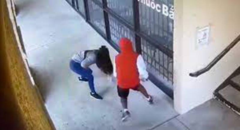 بالفيديو.. هجوم على سيدة بغرض السرقة يتسبب بإصابتها بالشلل