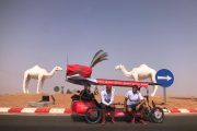 رحلة العيون دبي عبر دراجة مبتكرة تصل القارة الأوروبية