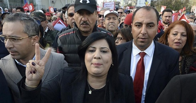 رئيسة الحزب الدستوري التونسي الحر عبير موسي