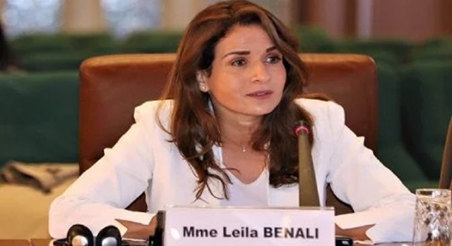 وزيرة الانتقال الطاقي والتنمية المستدامة،  ليلى بنعلي