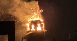 حريق بكنيسة في هولندا خلال احتفالات السنة الجديدة