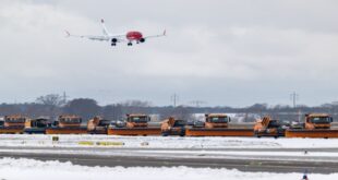 ألمانيا.. سوء الأحوال الجوية يلغي الرحلات المغادرة من مطار برلين