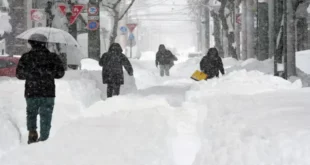 تساقطات ثلجية قياسية باليابان تخلف قتلى ومصابين