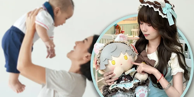 شابات صينيات “يُرَبين الدمى” بدل الأطفال